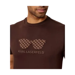 Online Karl Lagerfeld T-Shirt Crewneck - 490 Backbrown