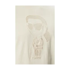 Online Karl Lagerfeld T-hirt Crewneck - Off White