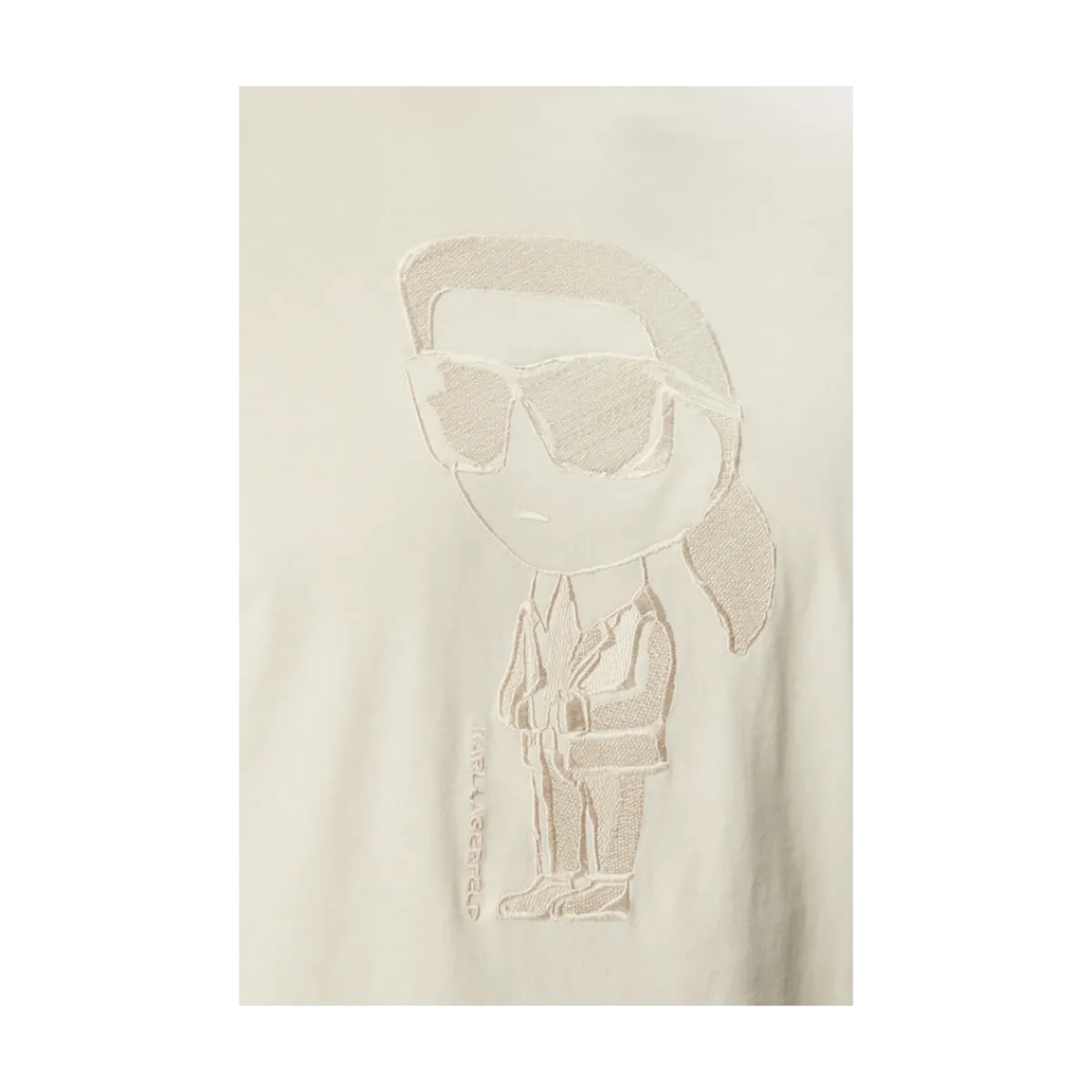 Online Karl Lagerfeld T-hirt Crewneck - Off White