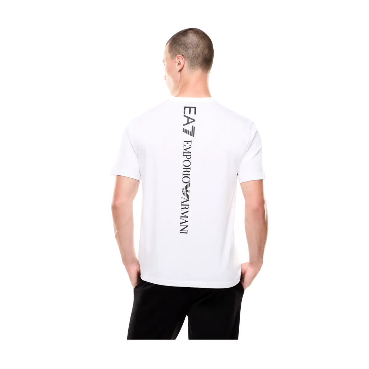 Clearance Armani EA7 T-hirt - White/Back