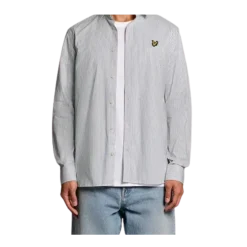 Hot Lyle & Scott Twin tripe hirt - White/ Dark Navy