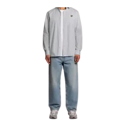 Hot Lyle & Scott Twin tripe hirt - White/ Dark Navy