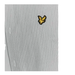 Hot Lyle & Scott Twin tripe hirt - White/ Dark Navy
