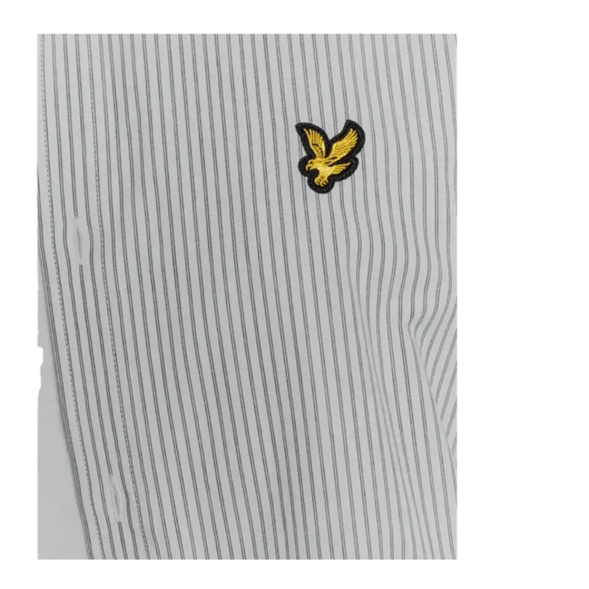 Hot Lyle & Scott Twin tripe hirt - White/ Dark Navy