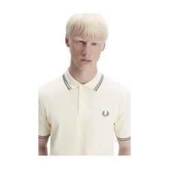 Hot Fred Perry Twin Tipped FP hirt - Ecru