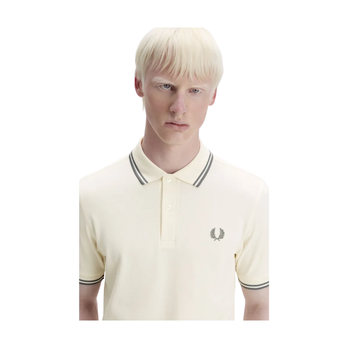 Hot Fred Perry Twin Tipped FP hirt - Ecru