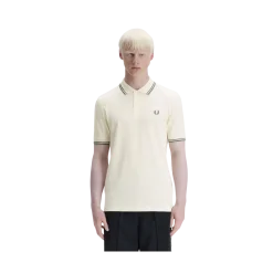 Hot Fred Perry Twin Tipped FP hirt - Ecru