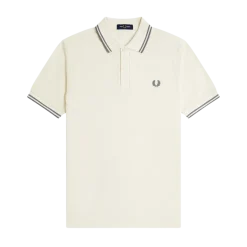 Hot Fred Perry Twin Tipped FP hirt - Ecru