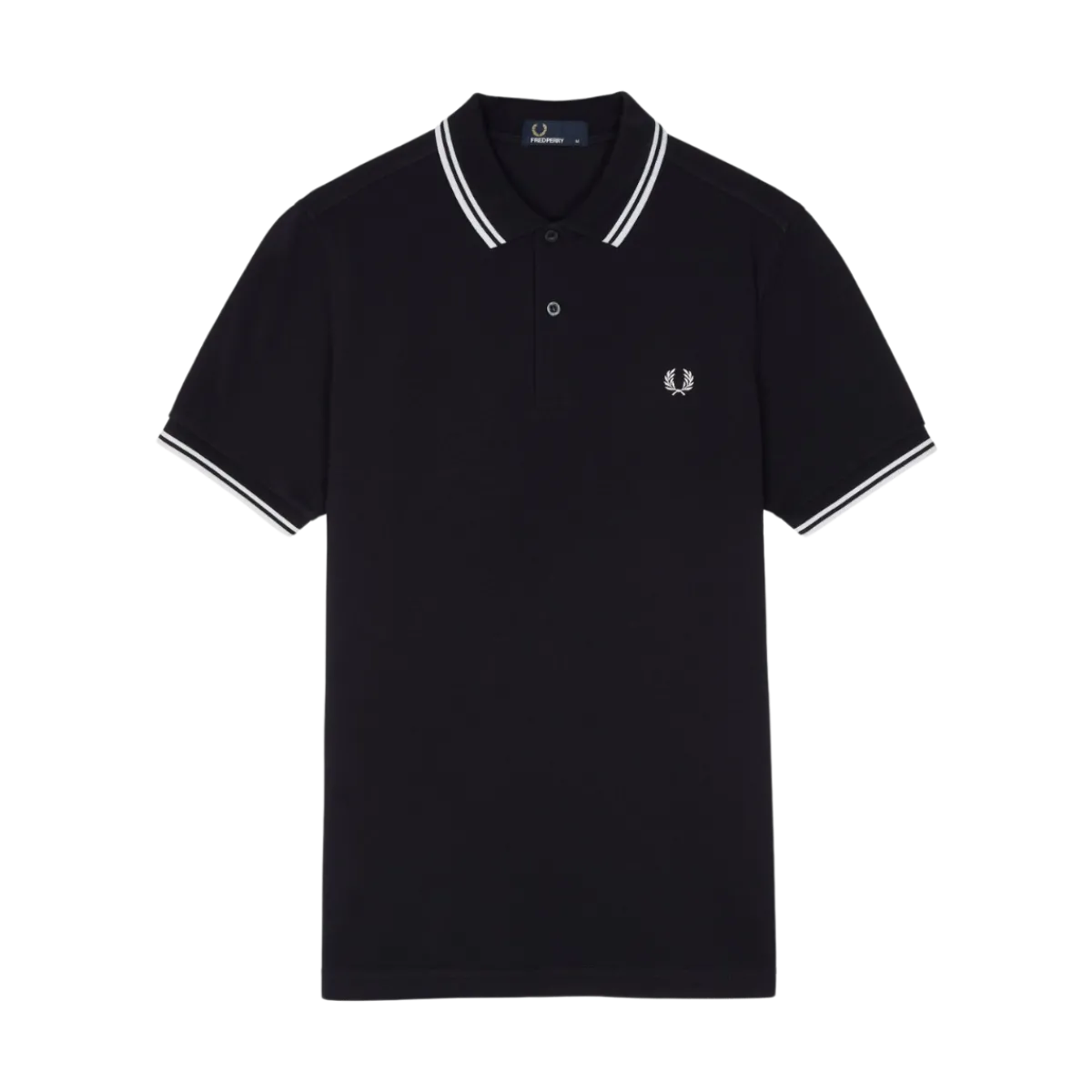 Discount Fred Perry Twin Tipped FP hirt - Navy/White