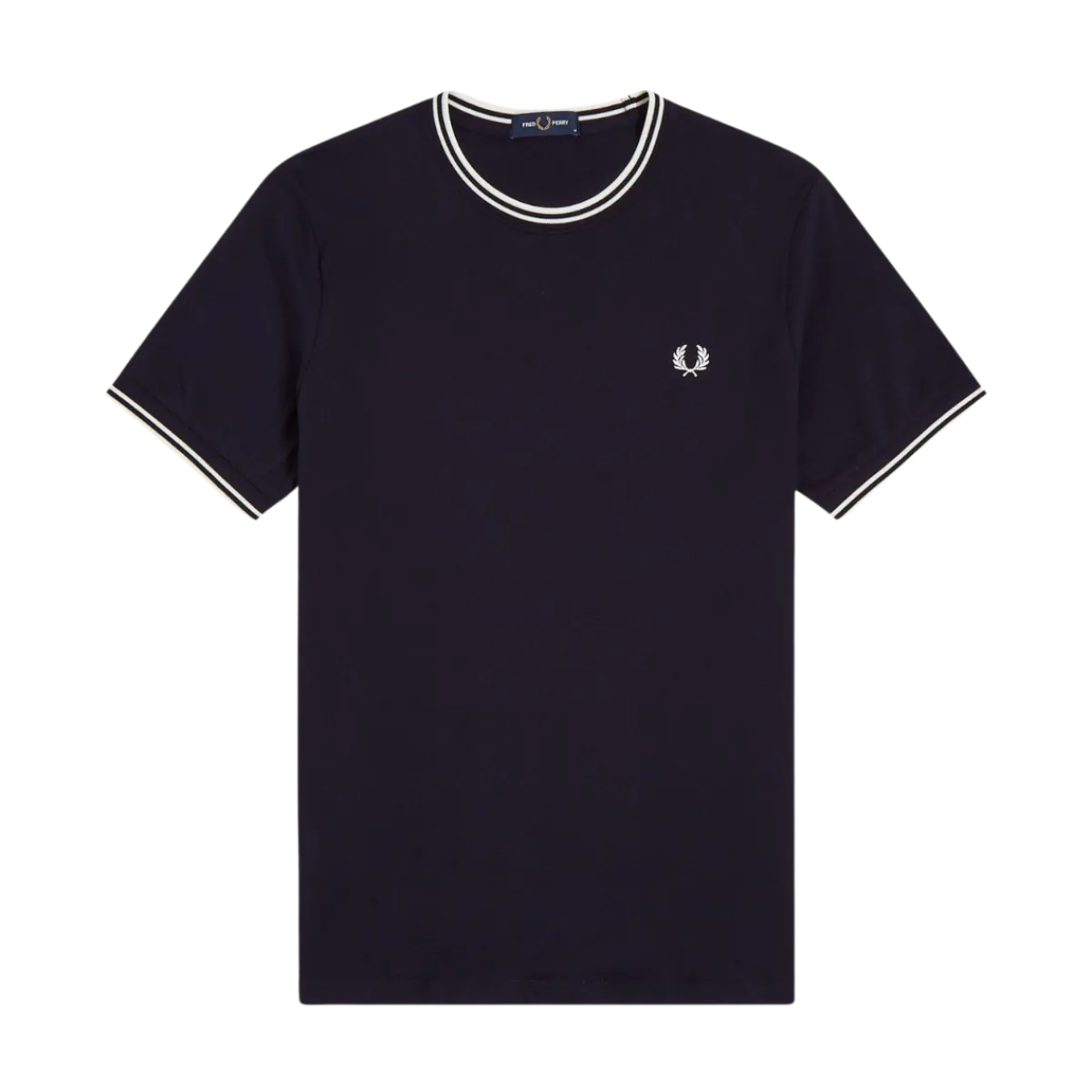 Hot Fred Perry Twin Tipped T-Shirt - Navy