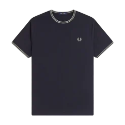 Hot Fred Perry Twin Tipped T-Shirt - Navy