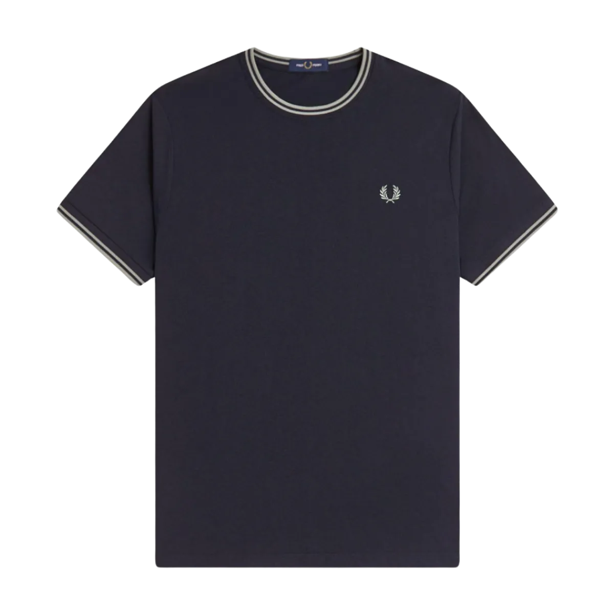 Hot Fred Perry Twin Tipped T-Shirt - Navy
