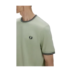 Outlet Fred Perry Twin Tipped T-hirt - eagra