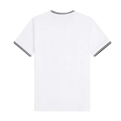 Hot Fred Perry Twin Tipped T-Shirt - White