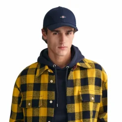 Online Gant Unisex Shield High Cap - Navy