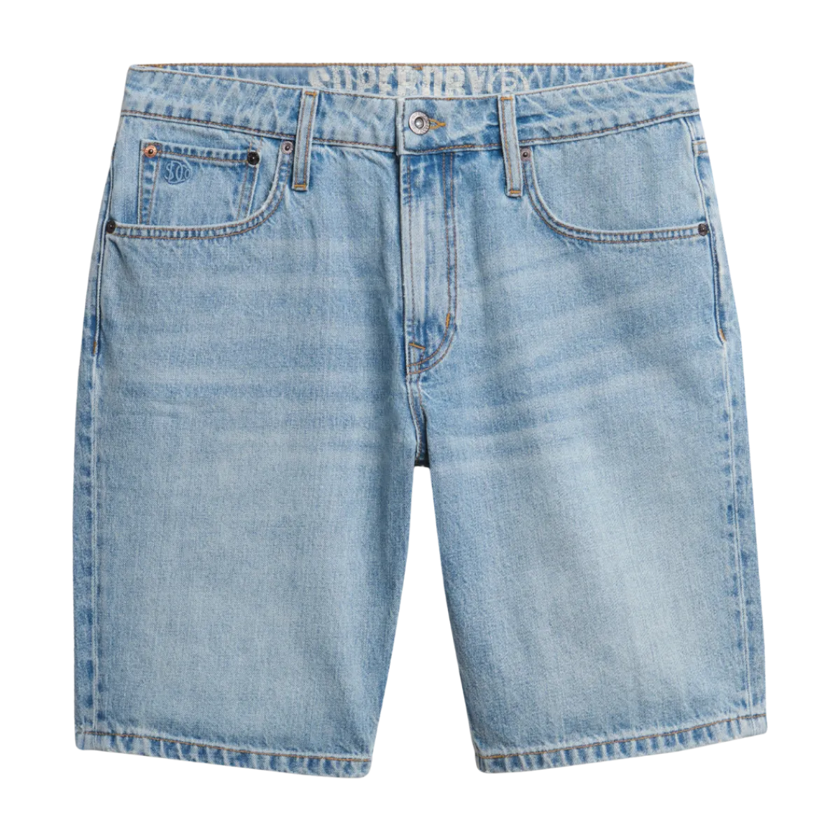 Outlet Superdry Vintage Straight Short - Fairfield Light Blue