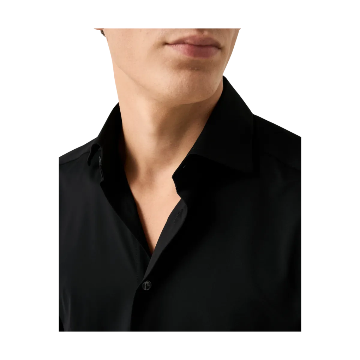 New Eton 4-way Stretch Slim - Black