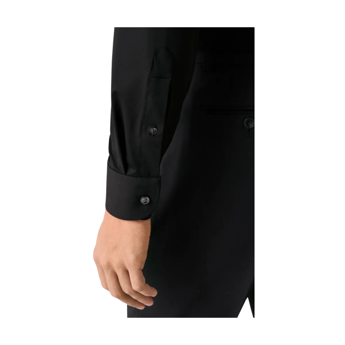 New Eton 4-way Stretch Slim - Black