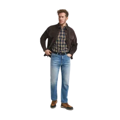 Online Gant Windbown Fanne Check hirt - Evening Bue