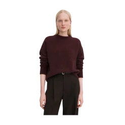 Hot Filippa K Woo Yak Crewneck weater - Burgundy