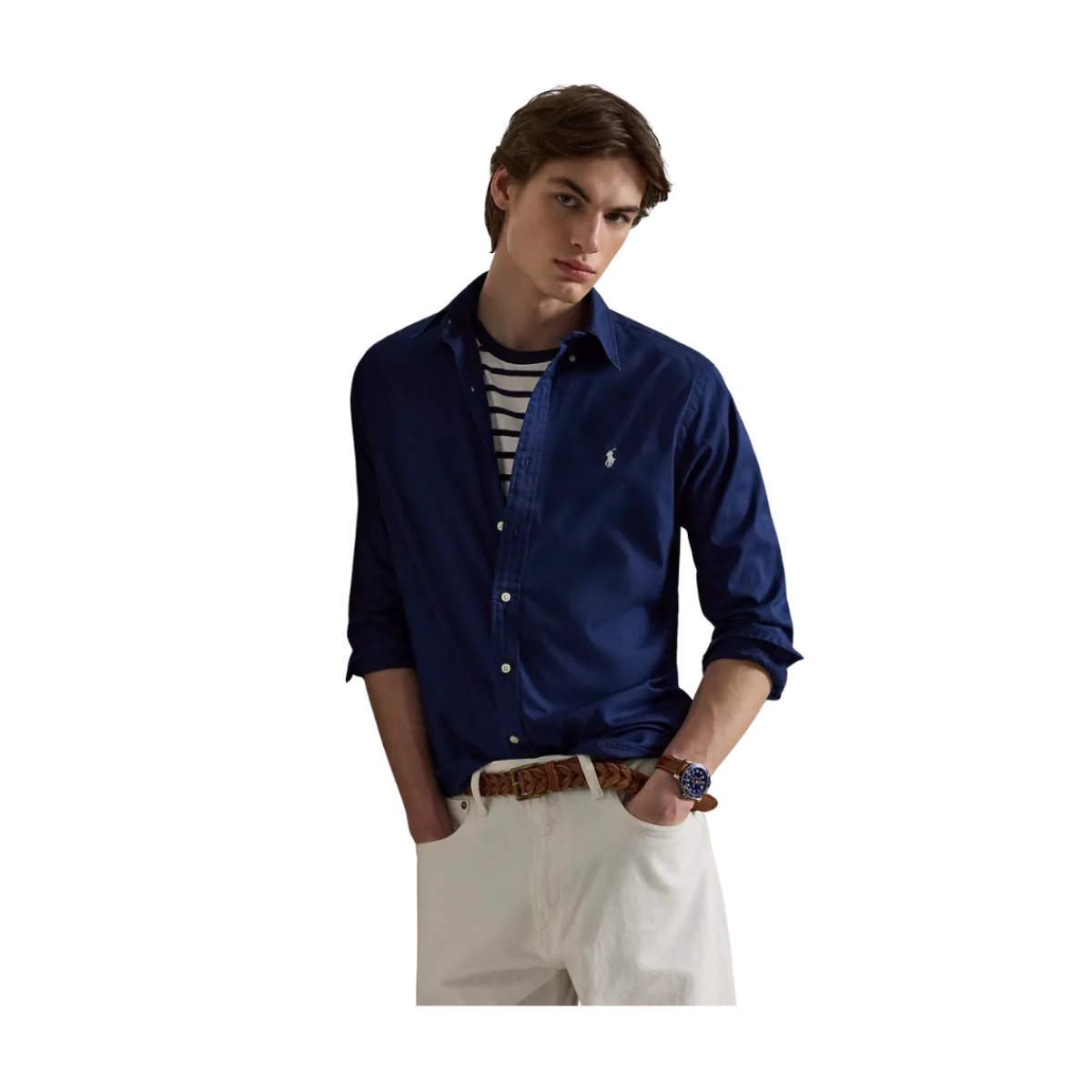 Online Polo Ralph Lauren Woven port hirt - Newport Navy