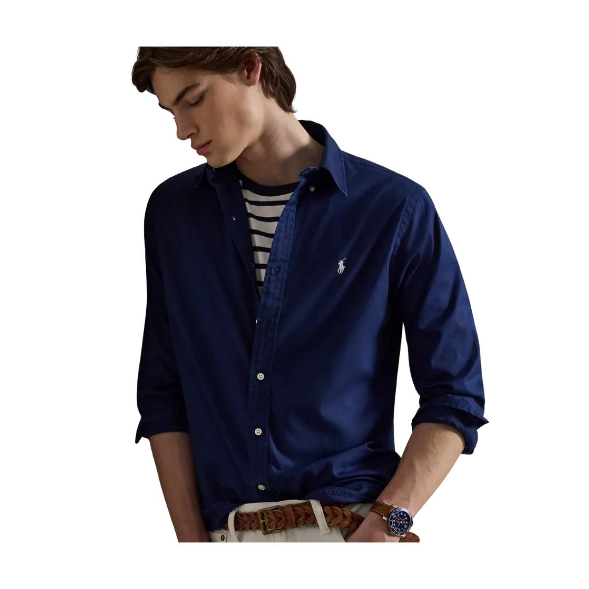 Online Polo Ralph Lauren Woven port hirt - Newport Navy