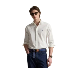 New Polo Ralph Lauren Woven port hirt - White