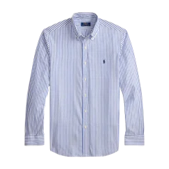 New Polo Ralph Lauren Woven port hirt - White Bue