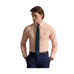 Sale Polo Ralph Lauren Woven port hirt - White Kona Orange