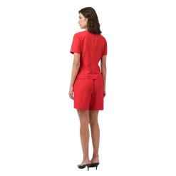 Outlet YAS Birmo Short Sleeve Blazer - Poinsettia