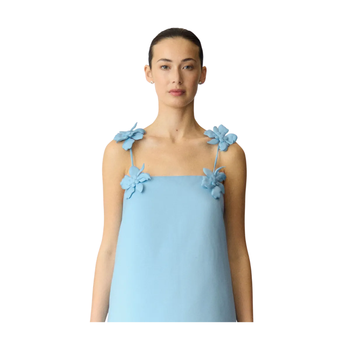 Discount YAS Douce Strap Midi Dress - Skyway