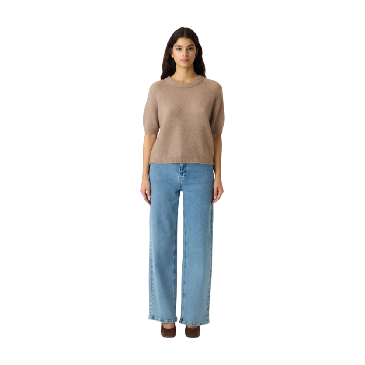 Hot YAS Johi Puover - Taupe Gray