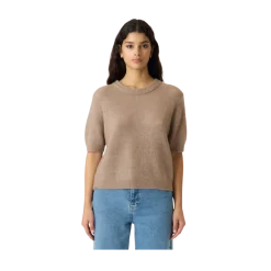 Hot YAS Johi Puover - Taupe Gray