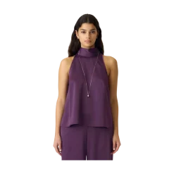 Online YAS Pella Scarf Top - Wineberry