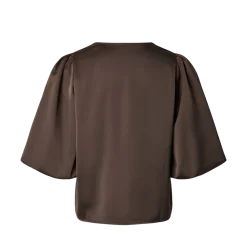 Outlet YAS Pella 2/4 Top - Chocolate brown