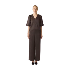 Outlet YAS Pella 2/4 Top - Chocolate brown