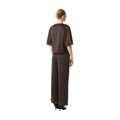 Outlet YAS Pella 2/4 Top - Chocolate brown