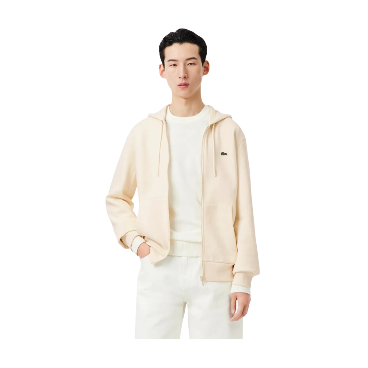 Discount Lacoste Zip-Through Hooded Sweatshirt - apand